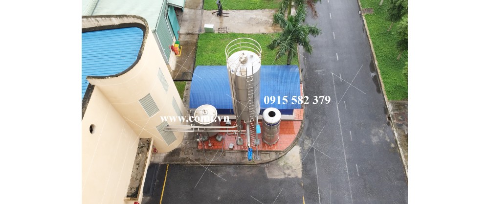 Bia Sài Gòn Sóc Trăng- Lắp đặt tank lên men
