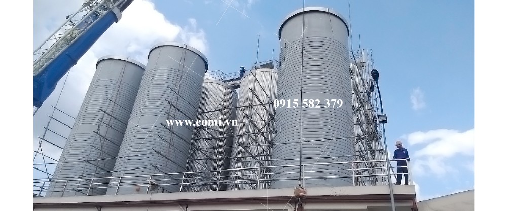 Sai Gon Mien Tay Beer - Installation of fermentation tanks