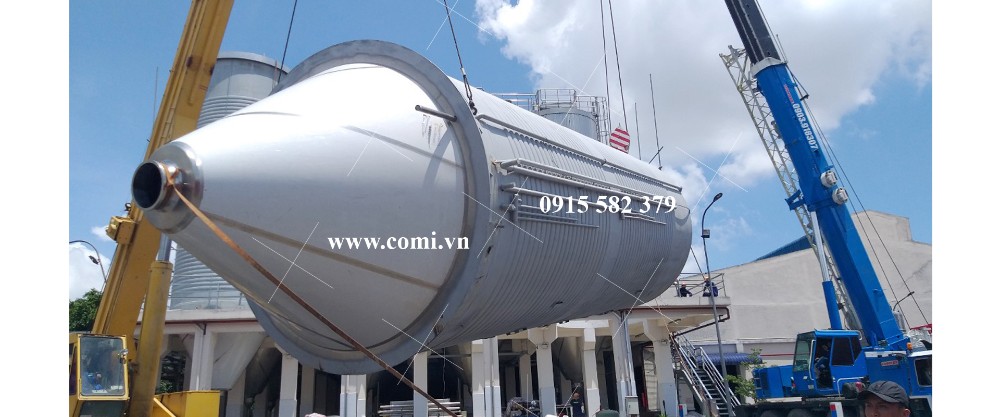 Sai Gon Mien Tay Beer - Installation of fermentation tanks